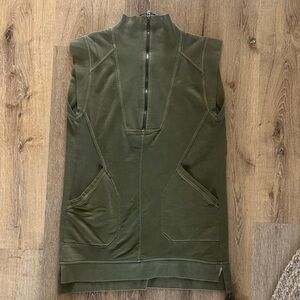 Anthropologie Olive Green Swim Coverup